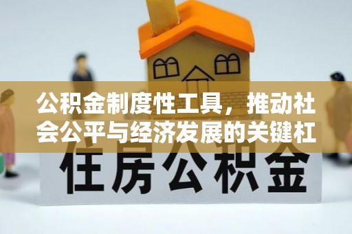 邹城公积金制度性工具，推动社会公平与经济发展的关键杠杆